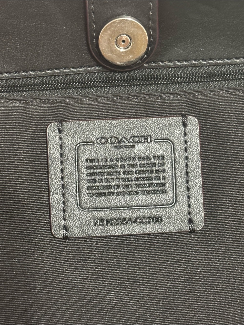 Coach Leopard City Tote CC760 - Picture 8 of 12